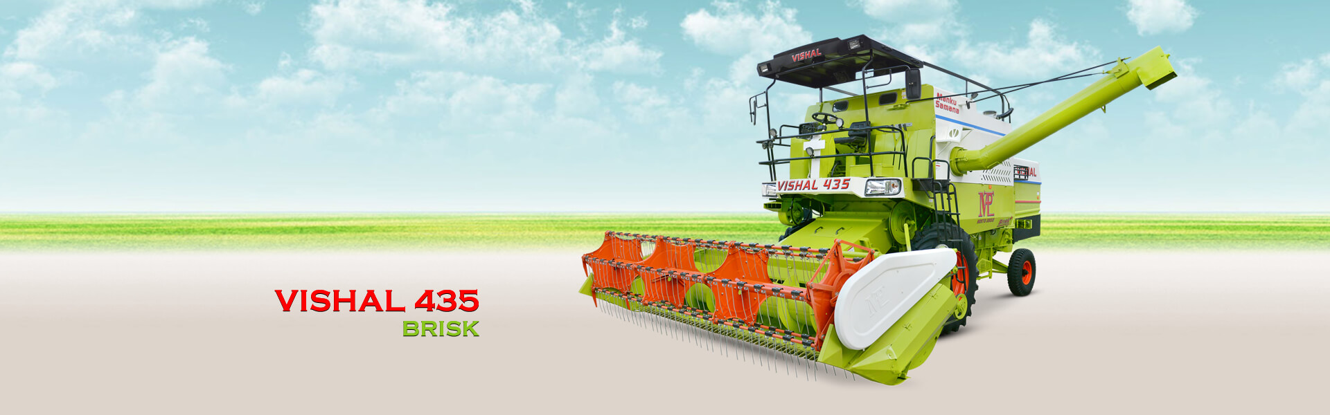 VISHAL 435 - Brisk - Self Propelled Combine Harvester